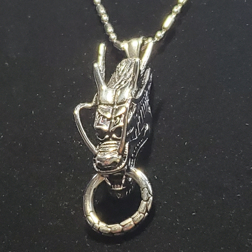 Stainless Steel Dragon Necklace